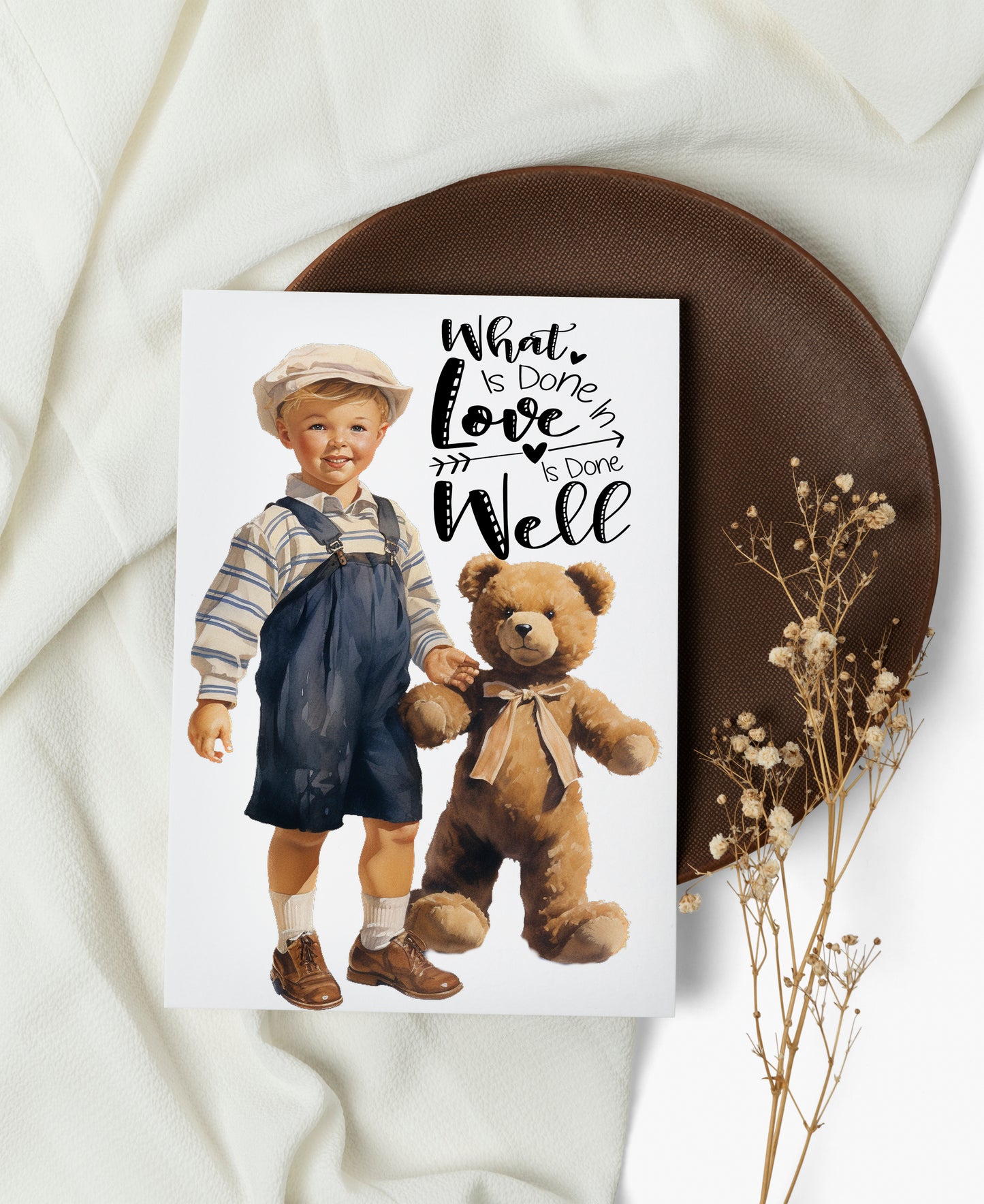 Design#130 Greeting Card, Love, Valentines, Hearts, Gifts, I love you, Frienship, Kids, Cutie Rose Baby