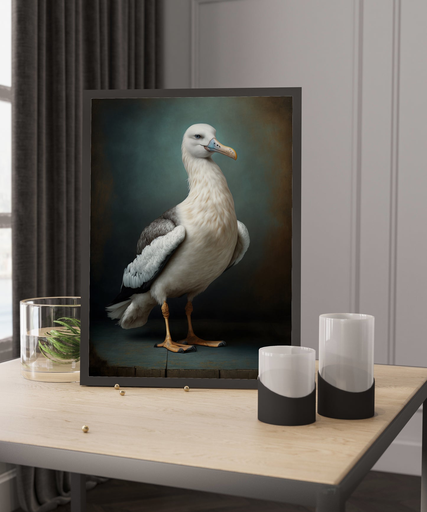 D#118_11 Wall art print, Home decor, Poster, Sea Birds, Interior, Nature, Baroque, Royal Majesty Birds Collection, Albatross