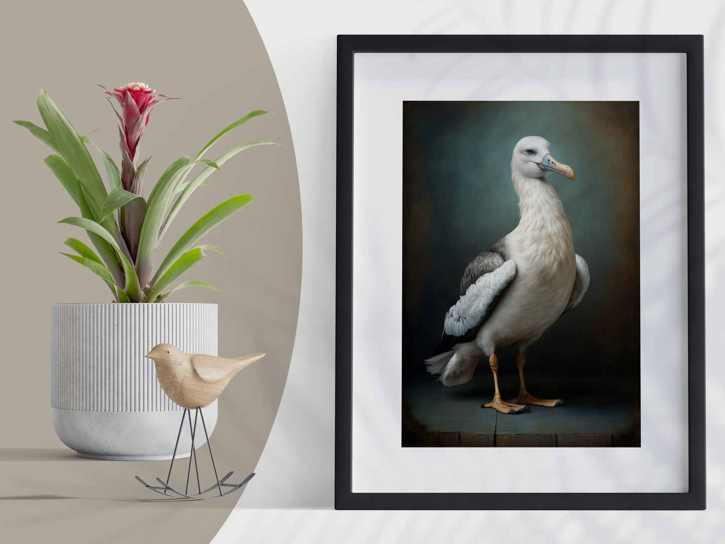 D#118_11 Wall art print, Home decor, Poster, Sea Birds, Interior, Nature, Baroque, Royal Majesty Birds Collection, Albatross