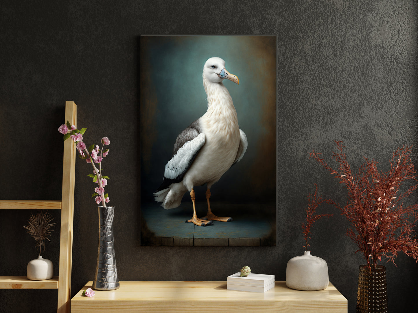 D#118_11 Wall art print, Home decor, Poster, Sea Birds, Interior, Nature, Baroque, Royal Majesty Birds Collection, Albatross