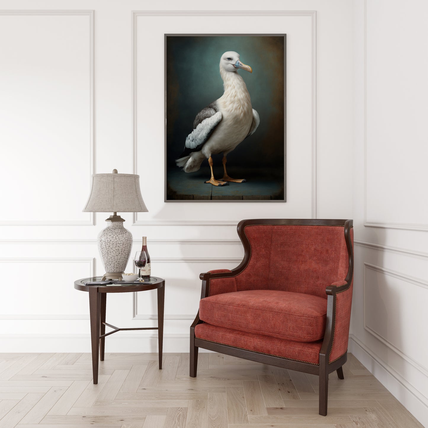 D#118_11 Wall art print, Home decor, Poster, Sea Birds, Interior, Nature, Baroque, Royal Majesty Birds Collection, Albatross