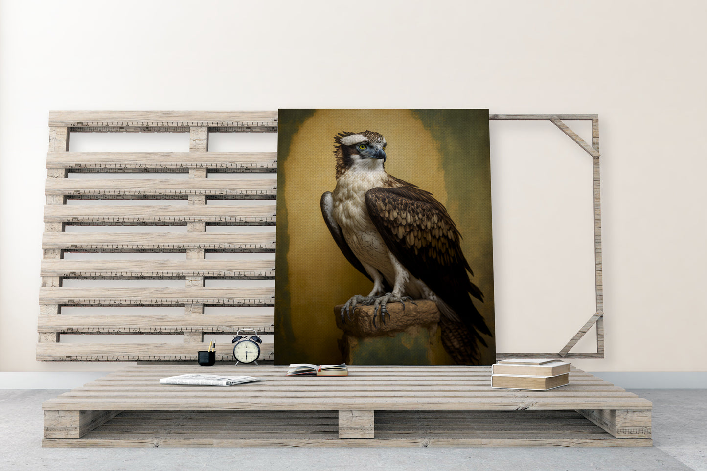 D#118_12 Wall art print, Home decor, Poster, Birds, Interior, Nature, Baroque, Royal Majesty Birds Collection, Osprey