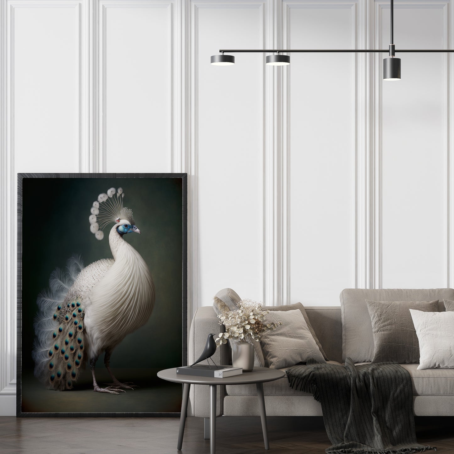 D#118_6 Wall art print, Home decor, Poster, Birds, Interior, Nature, Baroque, Royal Majesty Birds Collection, Peafowl