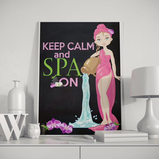 D#358 Wall art design, Poster, Life, Retreat, Philosophy, Feng Shui, ZEN, Meditation, Spa, Keep calm