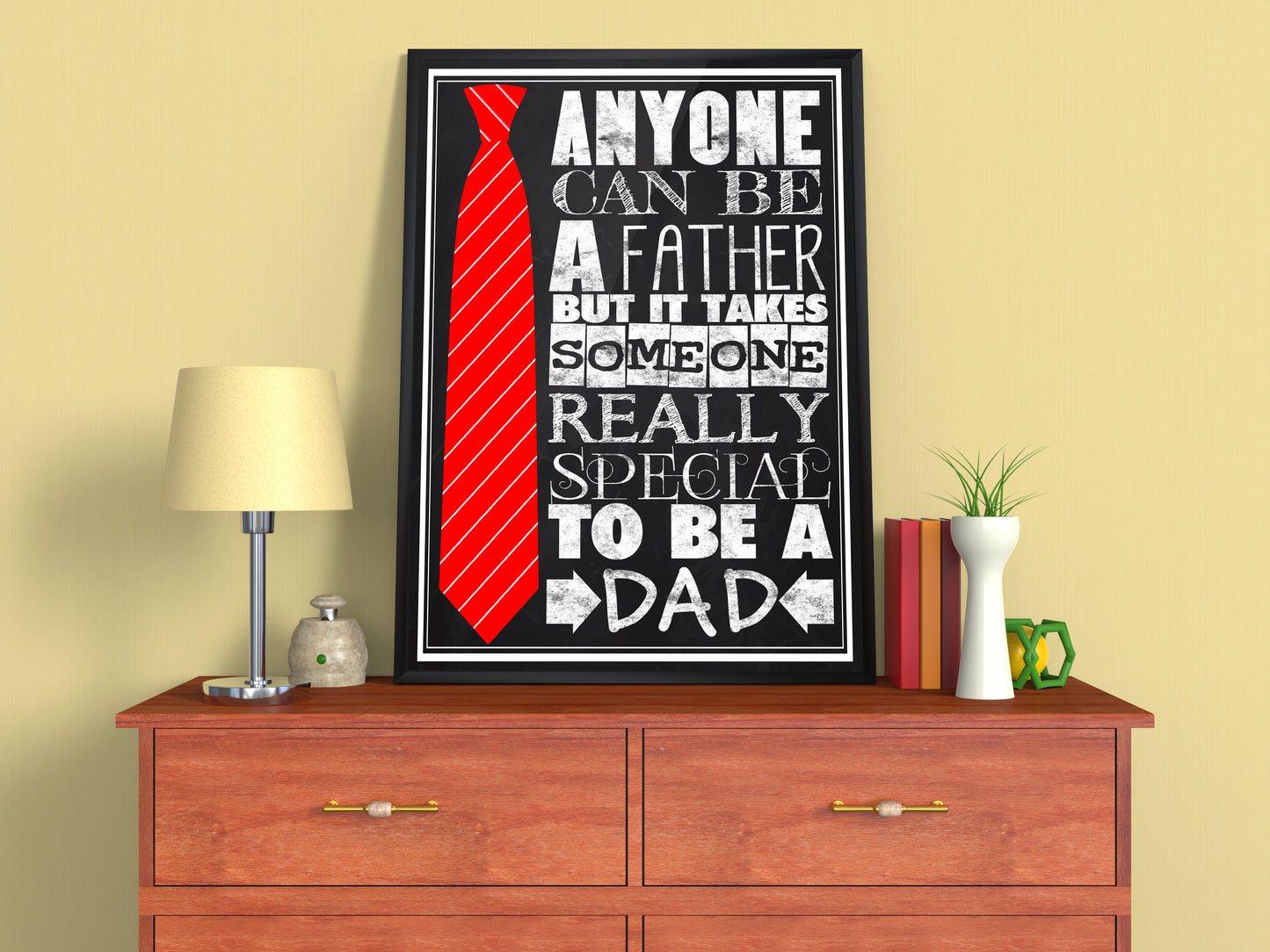 D#328 Wall art prints, chalkboard art, Kitchen, Apron, Breakfast, Father day, Really special to be a DAD