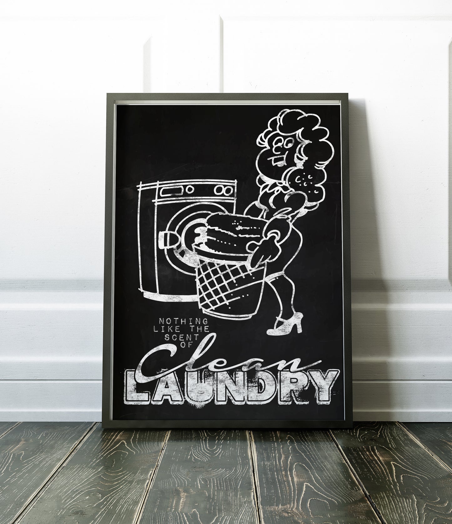 D#407, Wal art prints, chalkboard art, Washing and Drying, Wash, Dry, Fold, Laundry Day, Clean Laundry