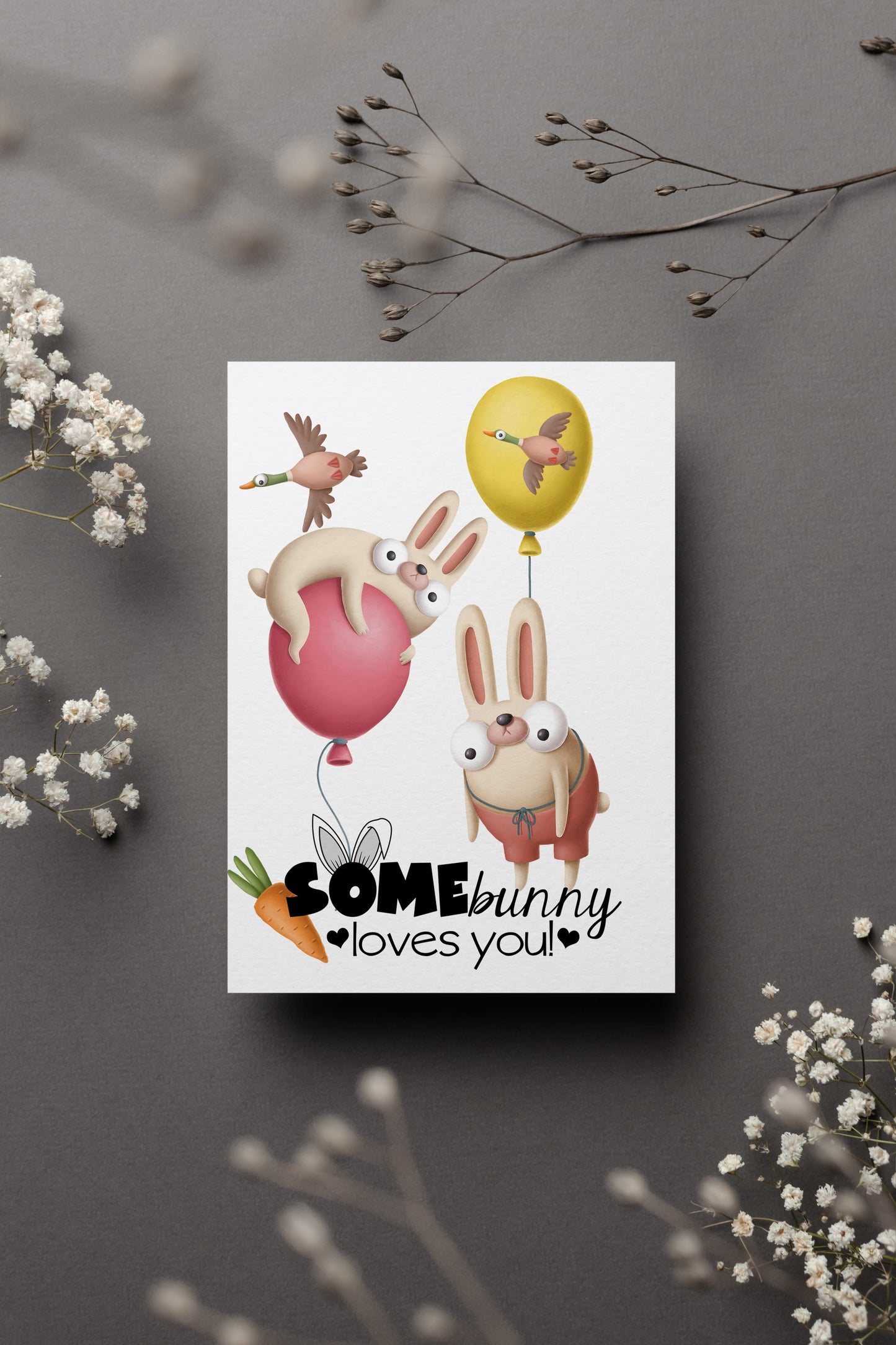 Design#157 Greeting Card, Love, Gifts, Spring, Eggs Hunting, Eggstavaganza, Bunnies, HappyEaster