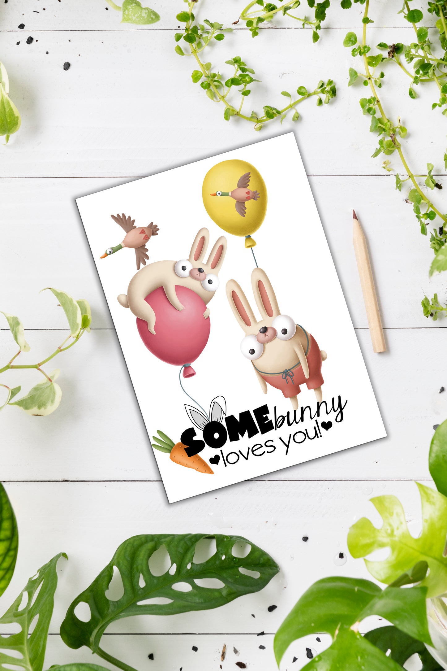 Design#157 Greeting Card, Love, Gifts, Spring, Eggs Hunting, Eggstavaganza, Bunnies, HappyEaster