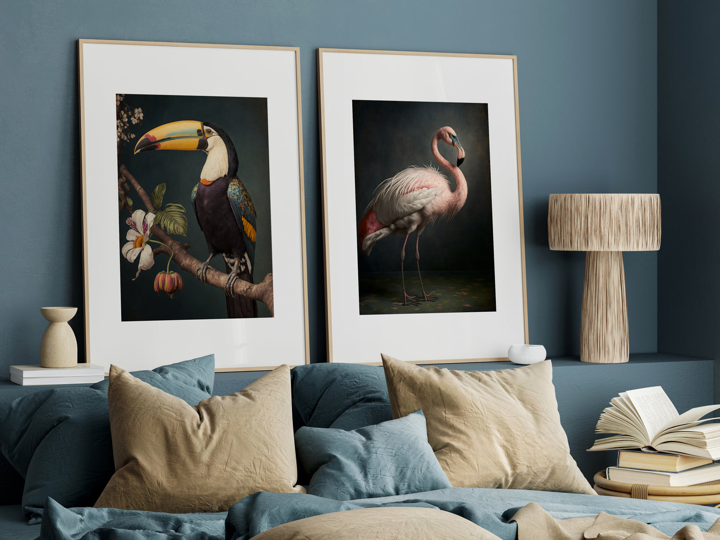 D#118_5 Wall art print, Poster, Birds, Fauna, Nature, Planet of Birds, Baroque, Royal Majesty Birds Collection, Wisdom, Pelican