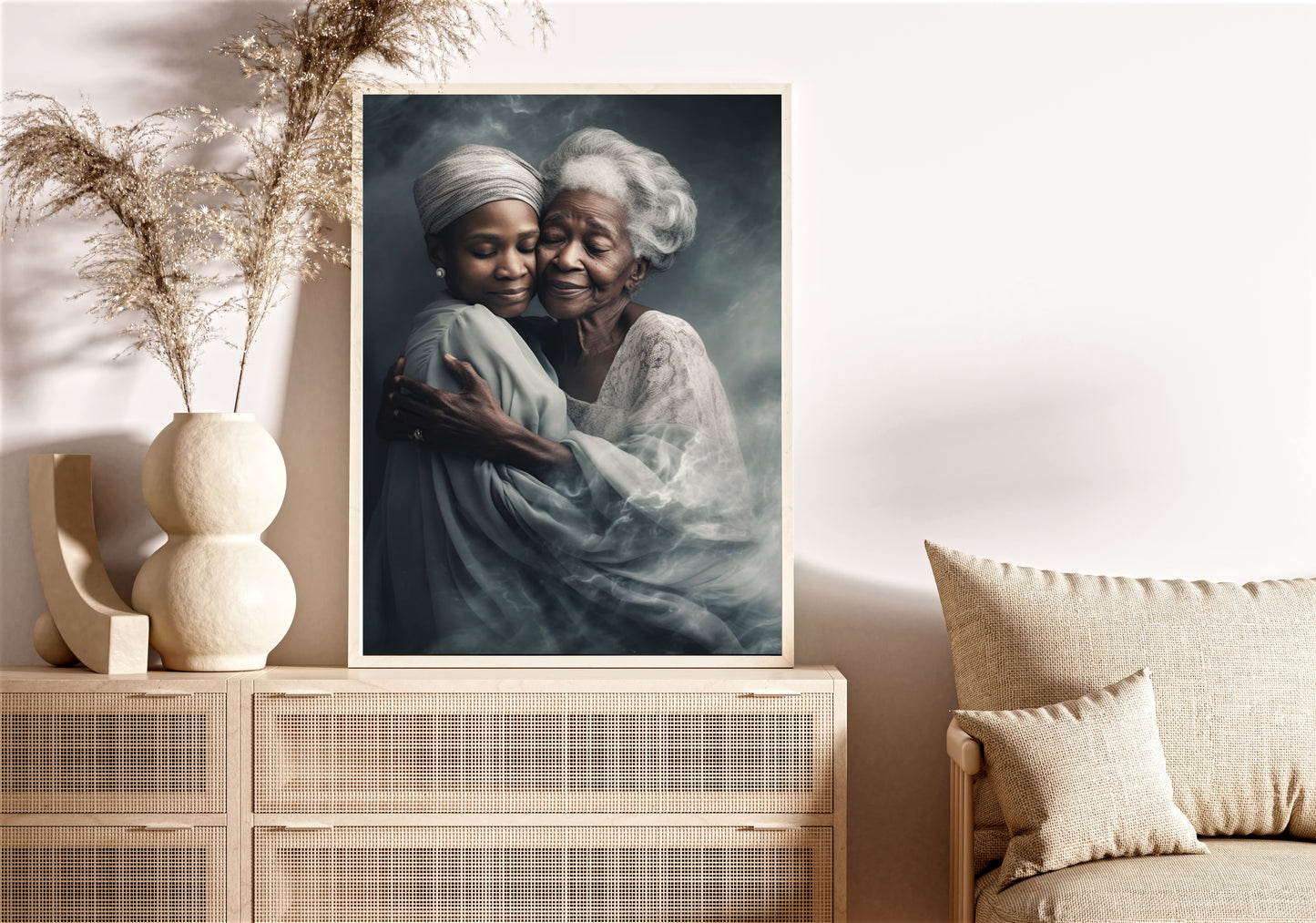 D#211 Wall art print, Poster, Family, Relationship, Child, Dear Mother, Black Family, Generation, Mothers Day, Mother Love