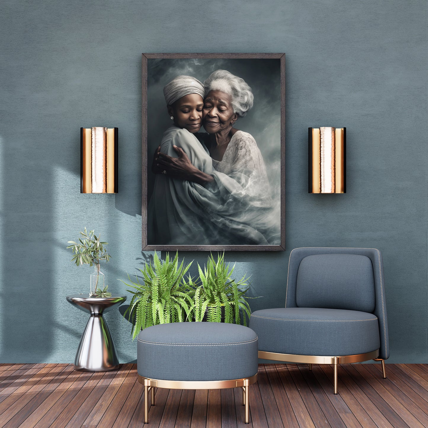 D#211 Wall art print, Poster, Family, Relationship, Child, Dear Mother, Black Family, Generation, Mothers Day, Mother Love