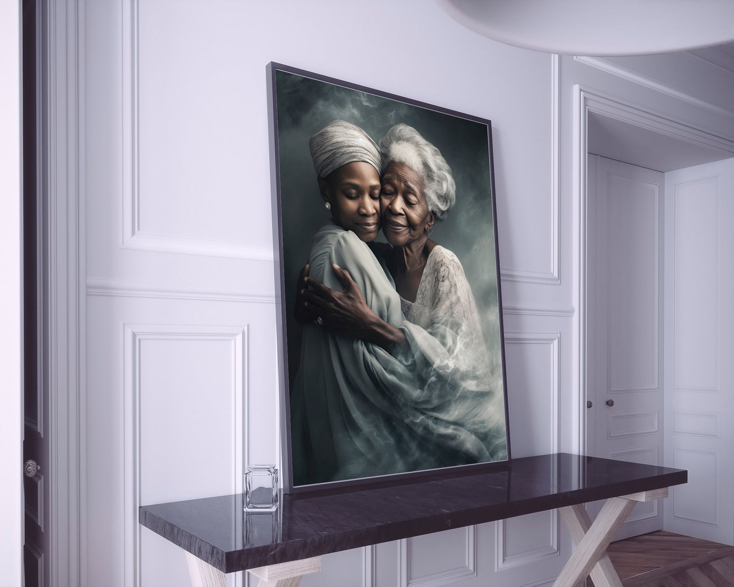 D#211 Wall art print, Poster, Family, Relationship, Child, Dear Mother, Black Family, Generation, Mothers Day, Mother Love