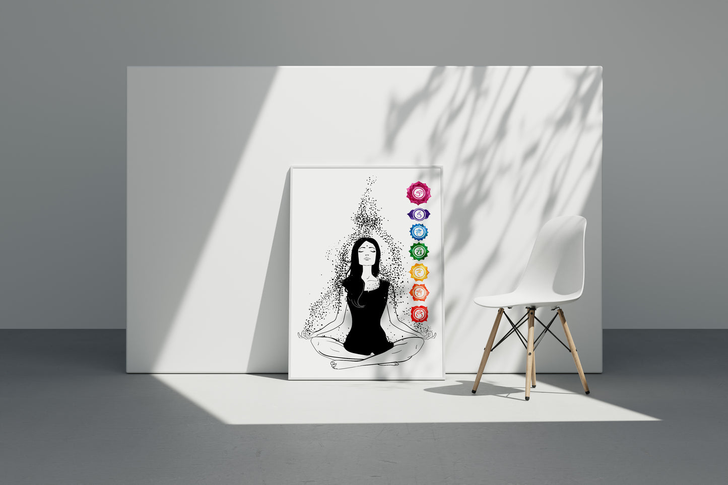 D#322 Wall art design, Poster, Healthy Life,Yoga, Chakras, Feng Shui, ZEN, Meditation, Relax, Lotus Yoga Poses