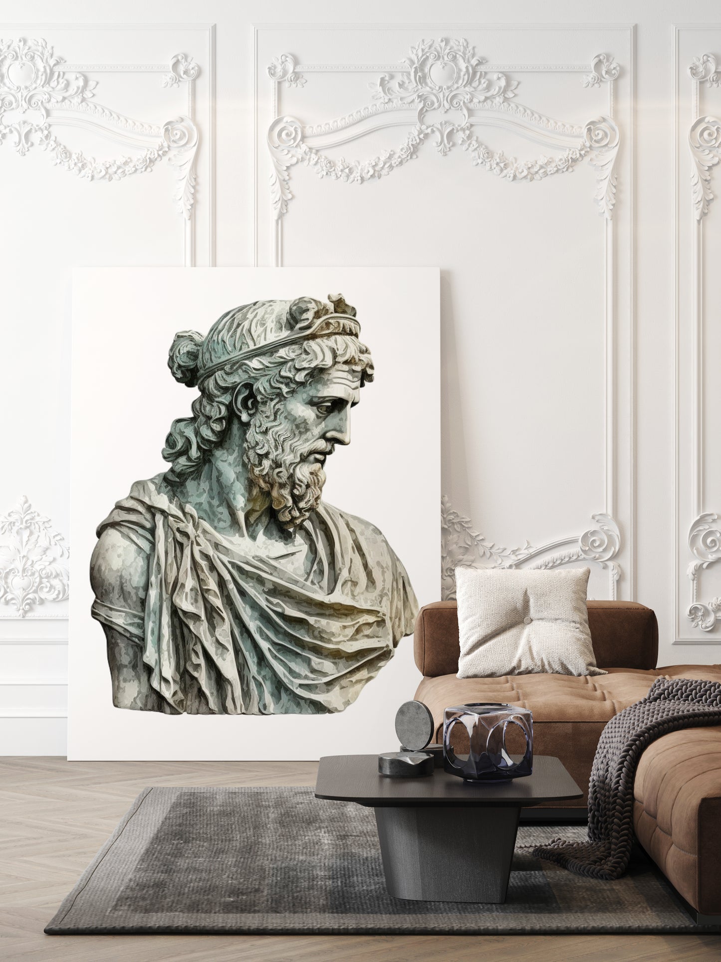 D#502 Wall art print, Poster, Art, Ancient Greece, Sculpture, Museum, Antique, Culture, Ethnic, Greek Statue, Goddess,  Ancient Sculpture