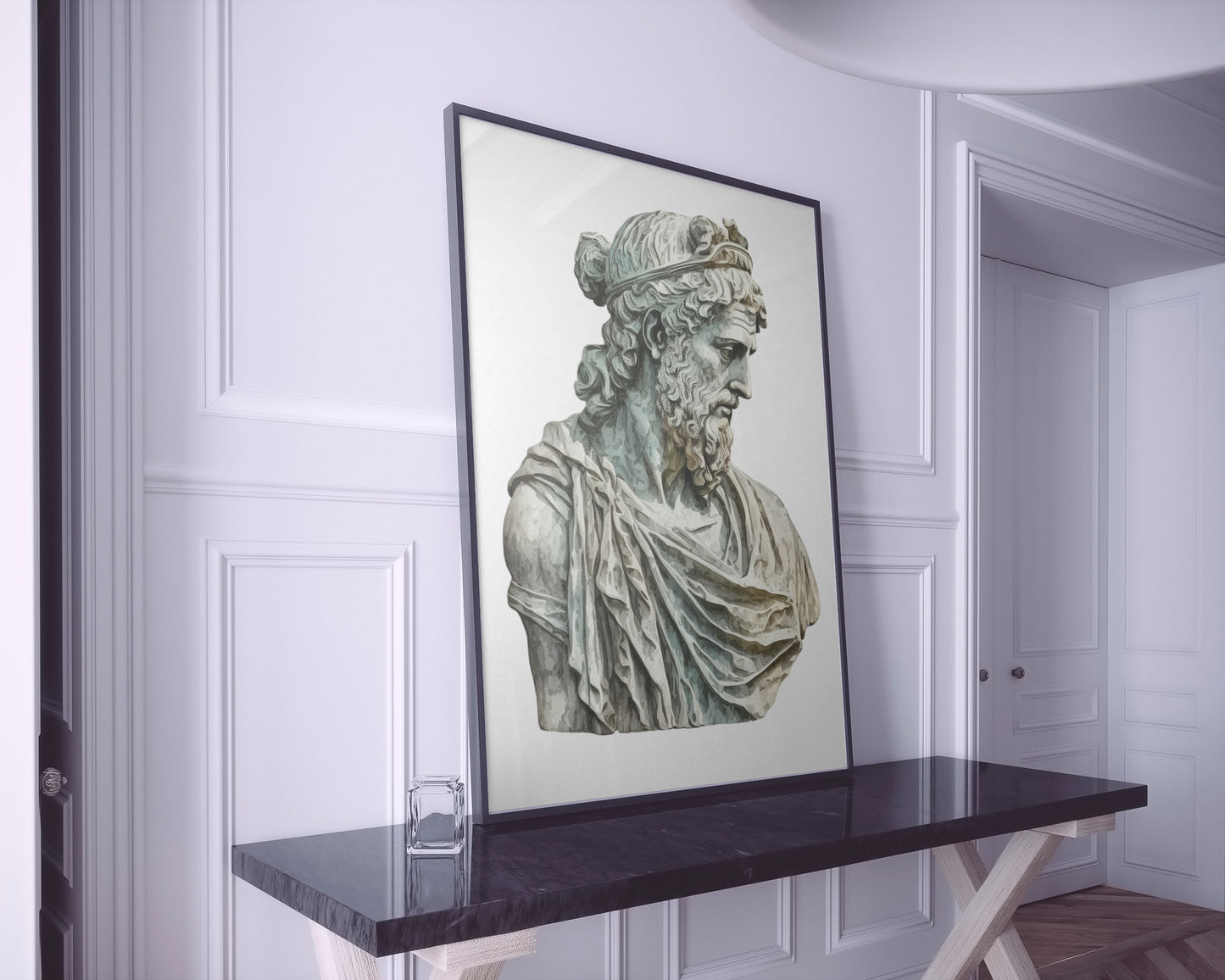 D#502 Wall art print, Poster, Art, Ancient Greece, Sculpture, Museum, Antique, Culture, Ethnic, Greek Statue, Goddess,  Ancient Sculpture