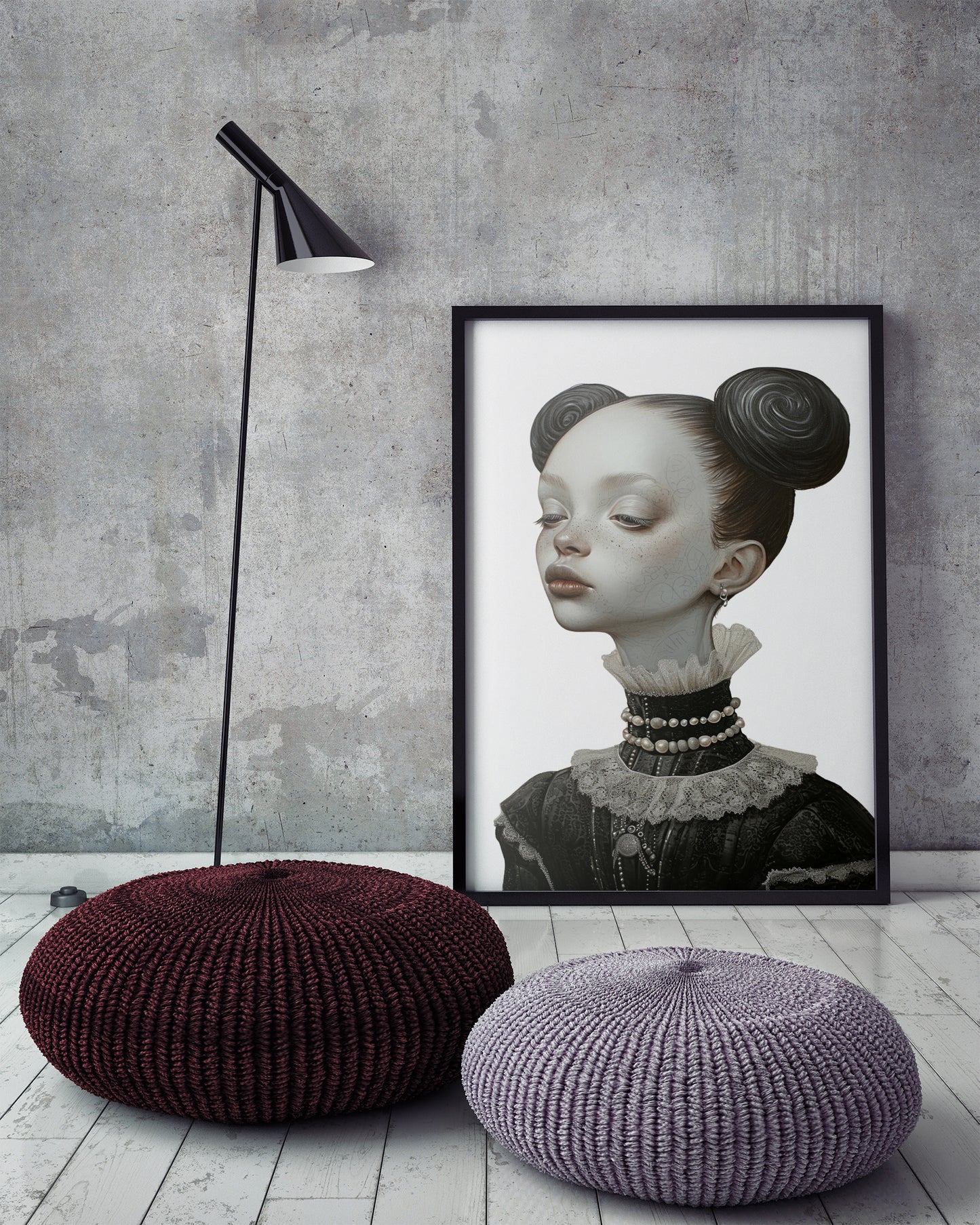 D#522_1 Wall art print, Poster, Vintage, Nostalgia, Art, History, Cultural Rebirth, Whimsical Renaissance Lady