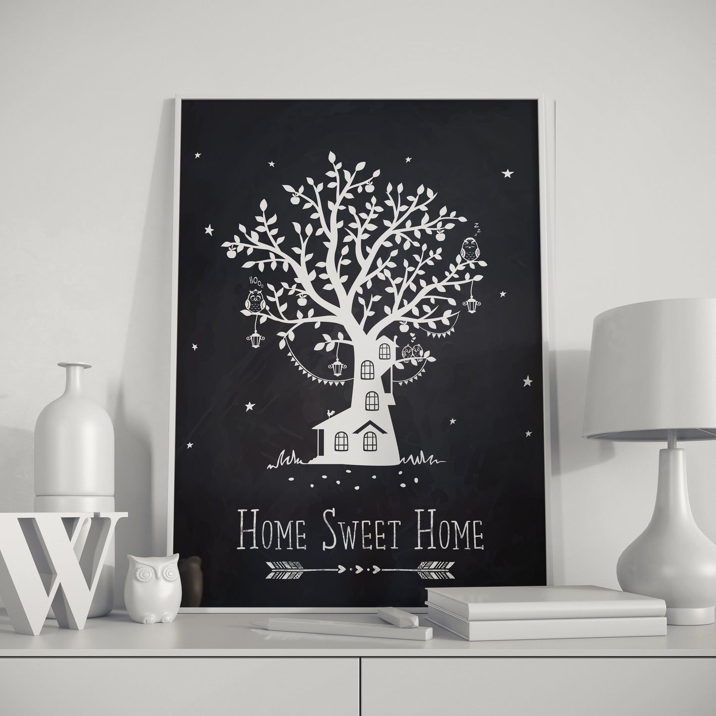 D#346 Wall art design, poster, Chalkboard print, Family, Home, Love begins, House, Motherland, Home Sweet Home