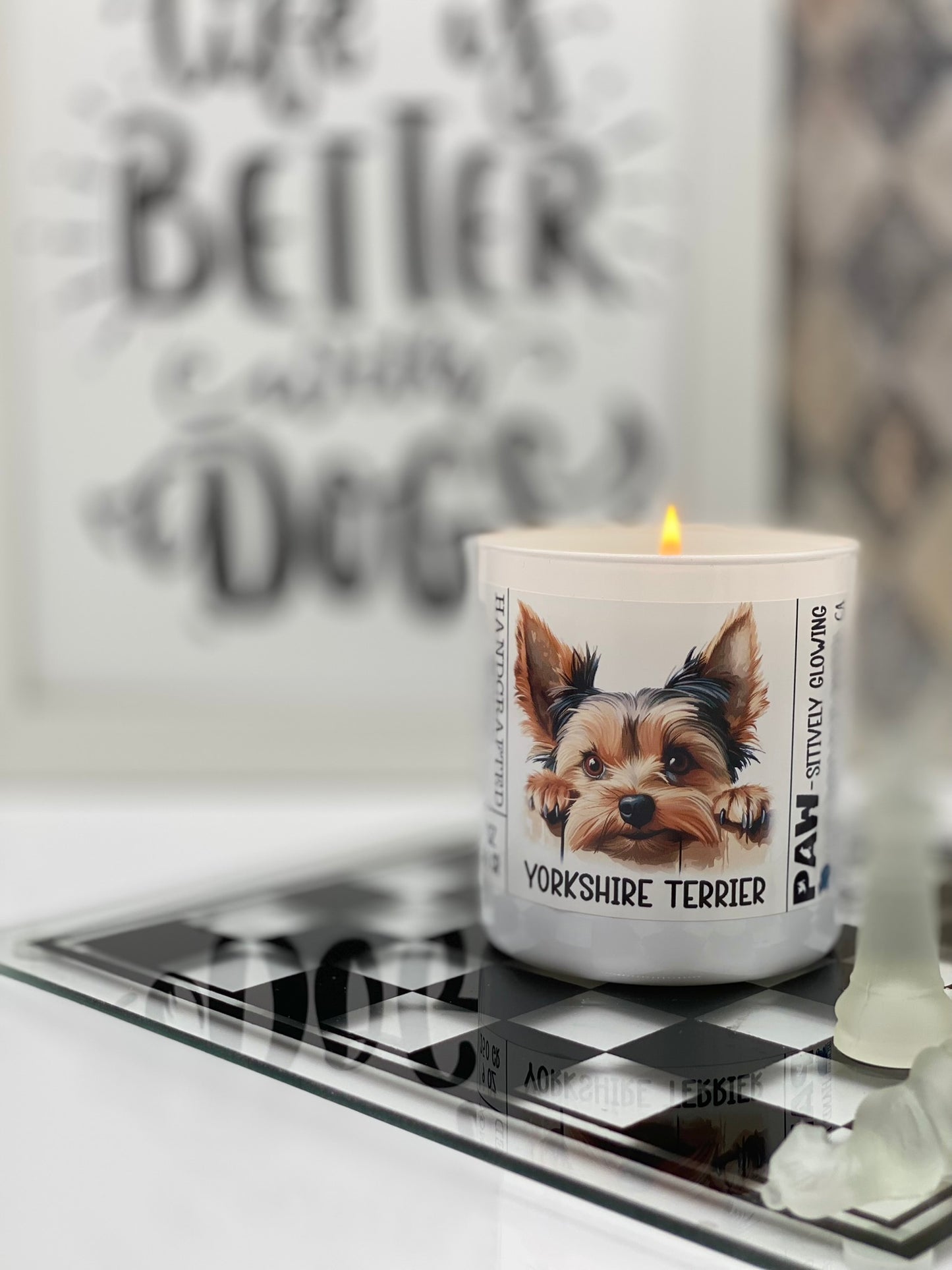 Edition #2, Candle, Coconut Soy wax candle, Funny Dogs, Dogs Lover, I love my Dog, Pets, Dogs Breeds, Paw-sitively Glowing, 11 breeds