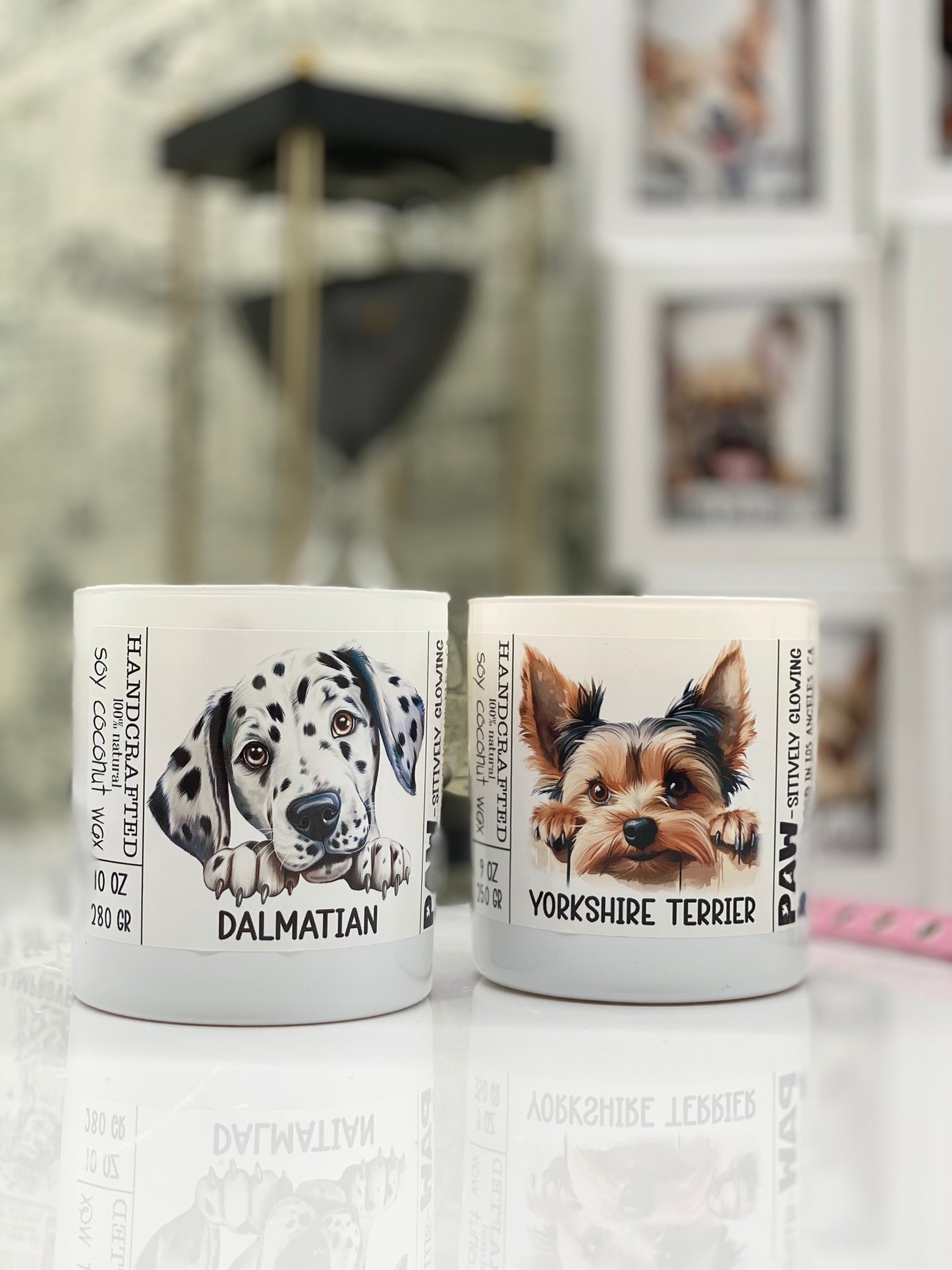 Edition #2, Candle, Coconut Soy wax candle, Funny Dogs, Dogs Lover, I love my Dog, Pets, Dogs Breeds, Paw-sitively Glowing, 11 breeds