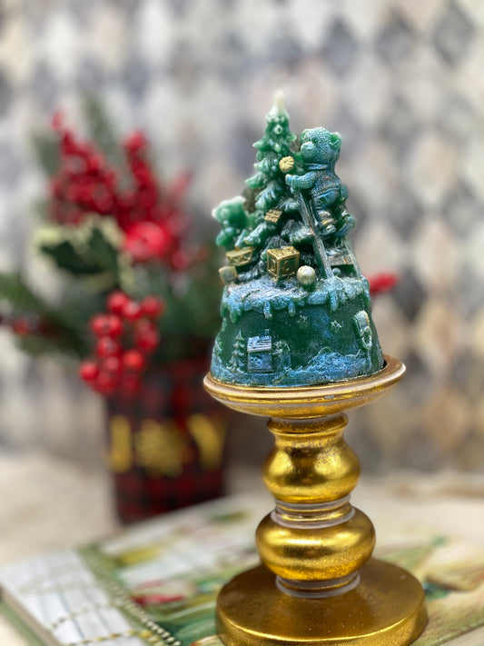 Candle, Winter, Winter collection, Christmas Tree, Gift Box, Snow, Toys, Bears, Christmas,Nordic,  New Year Candles
