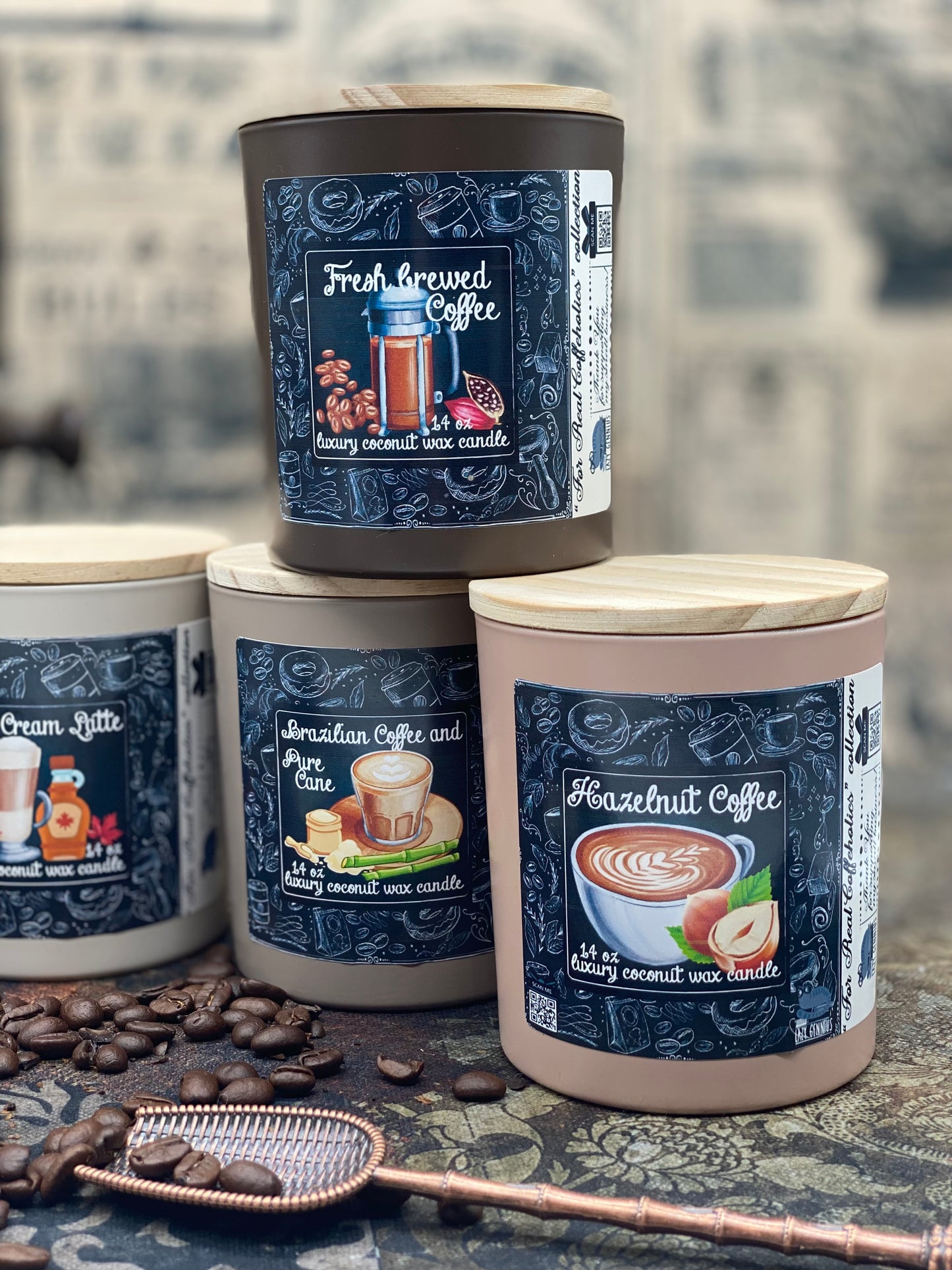 Candles Coffee, Jar candles, Coffeeholic, Latte, Espresso, Coffee TYPES, Fresh Coffee, Coffee Scents