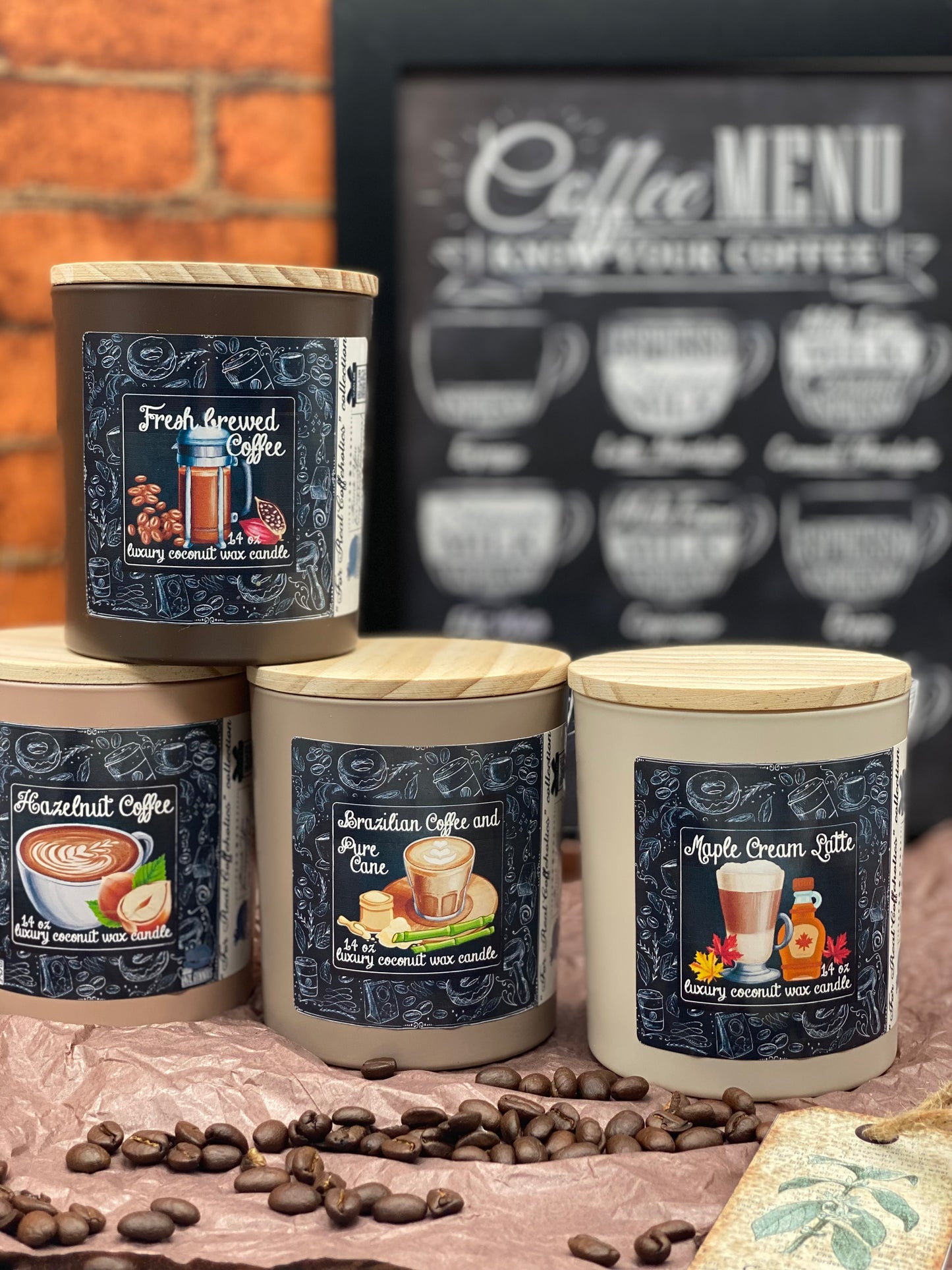 Candles Coffee, Jar candles, Coffeeholic, Latte, Espresso, Coffee TYPES, Fresh Coffee, Coffee Scents