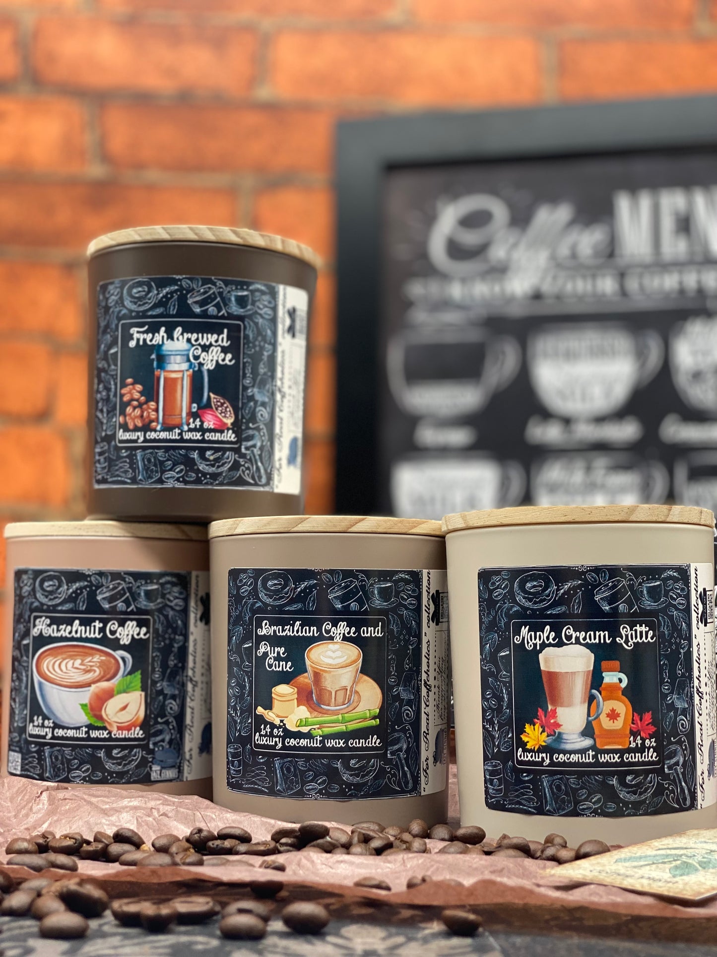 Candles Coffee, Jar candles, Coffeeholic, Latte, Espresso, Coffee TYPES, Fresh Coffee, Coffee Scents