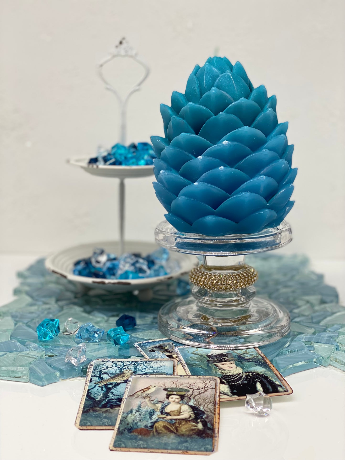 Candle, Winter, Winter collection, Giant Pinecone, Gift Box, Snowy Woodland Pinecone, Christmas, New Year Candles