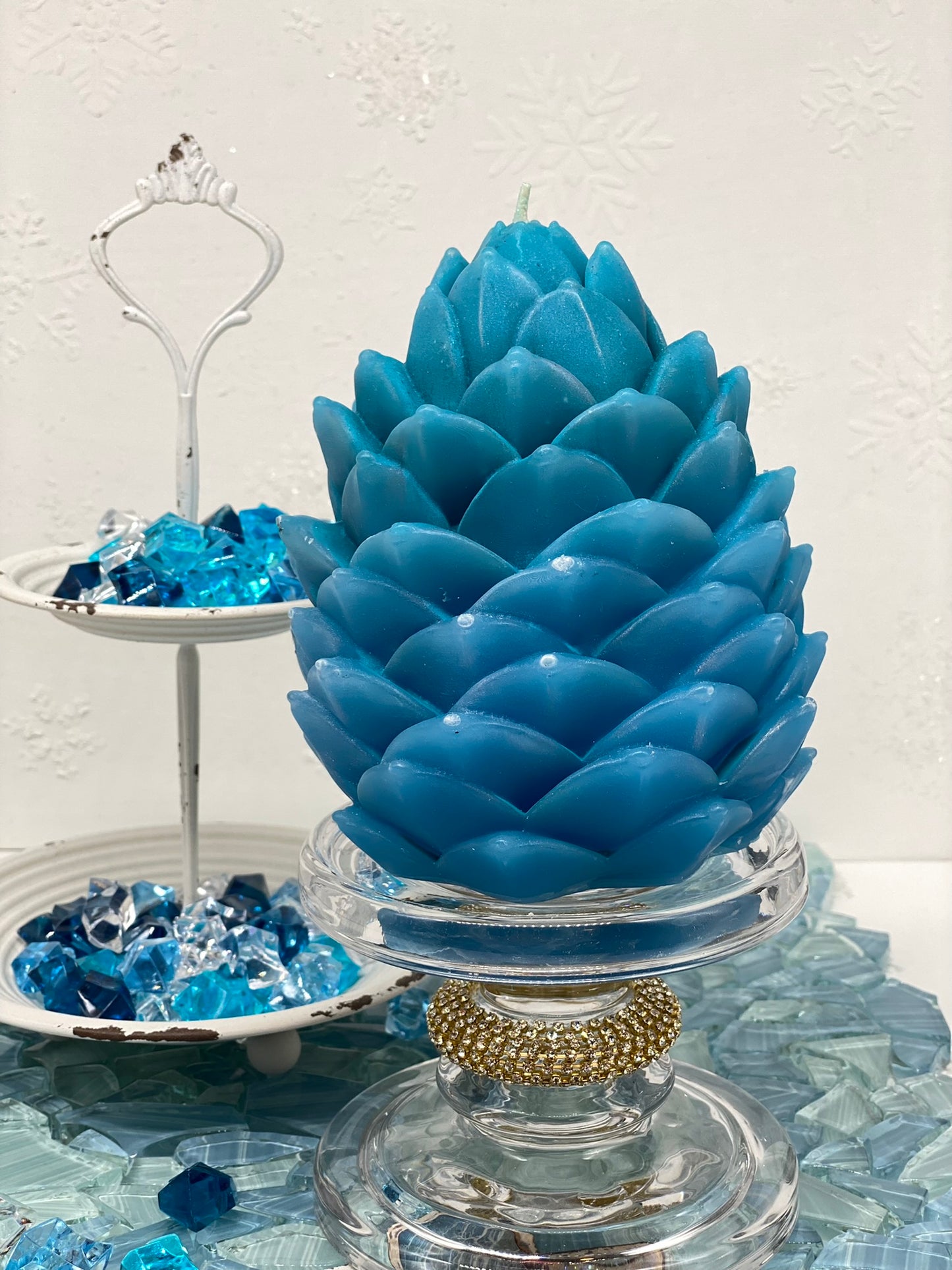 Candle, Winter, Winter collection, Giant Pinecone, Gift Box, Snowy Woodland Pinecone, Christmas, New Year Candles