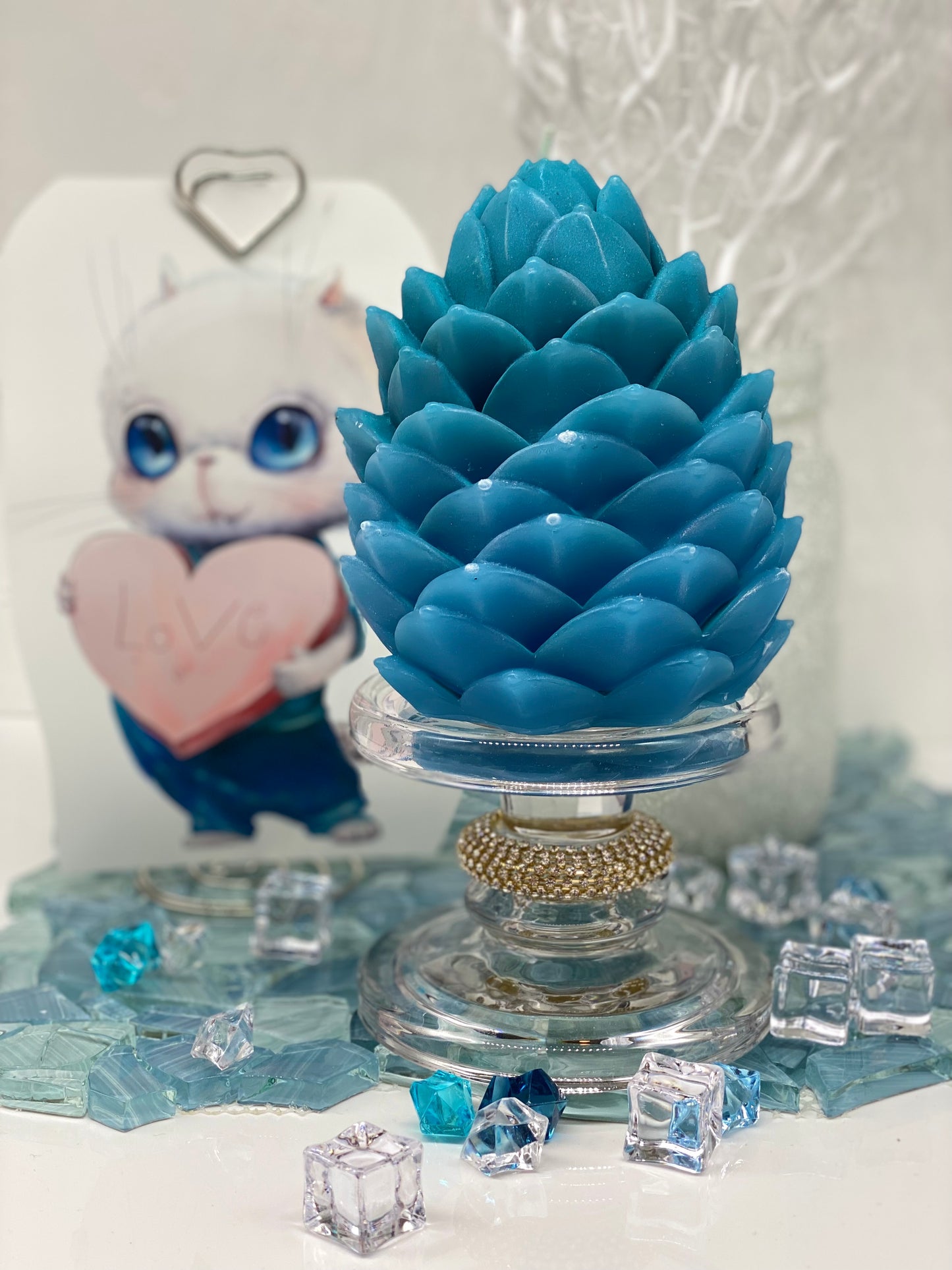 Candle, Winter, Winter collection, Giant Pinecone, Gift Box, Snowy Woodland Pinecone, Christmas, New Year Candles