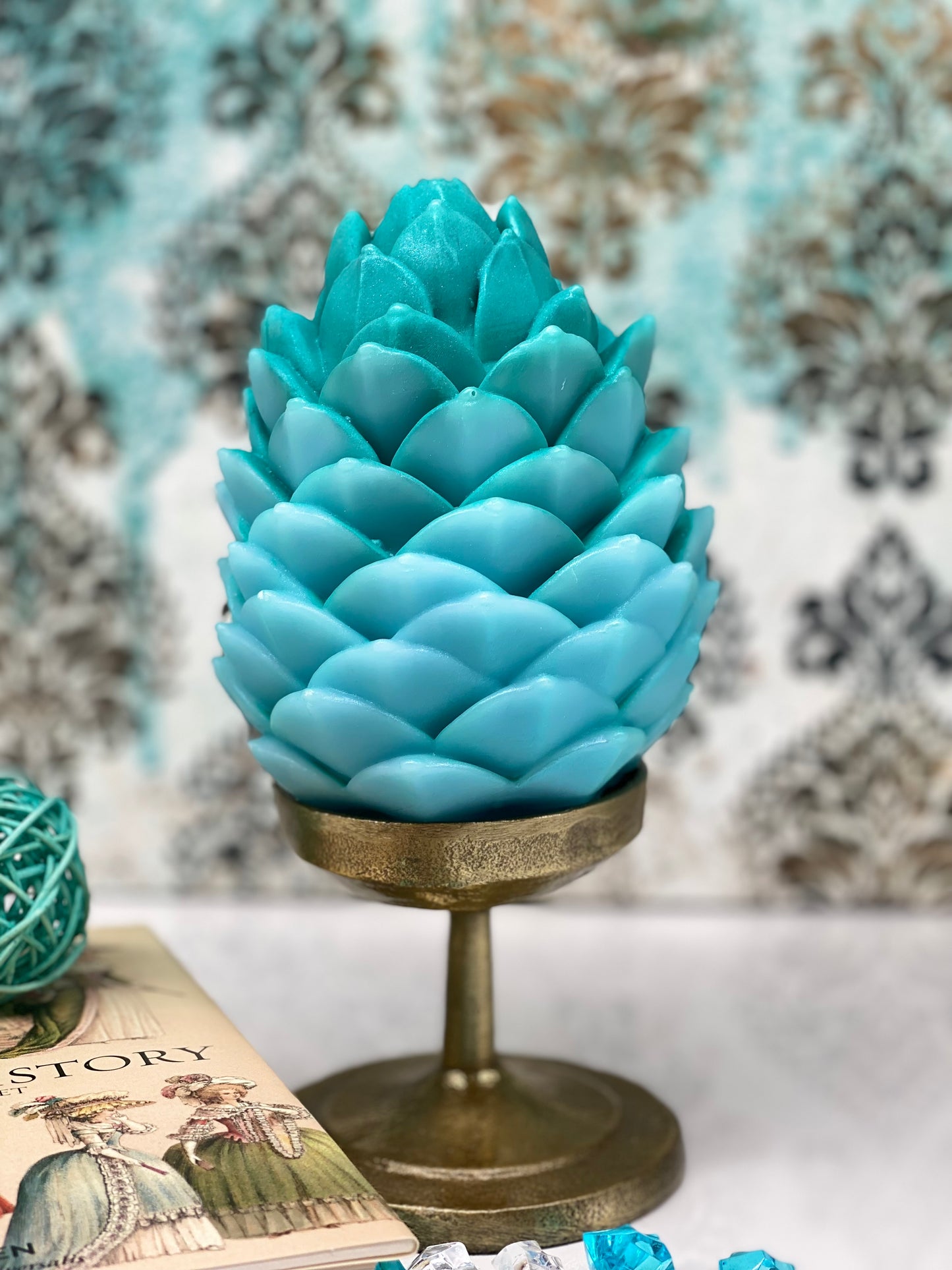 Candle, Winter, Winter collection, Giant Pinecone, Gift Box, Snowy Woodland Pinecone, Christmas, New Year Candles