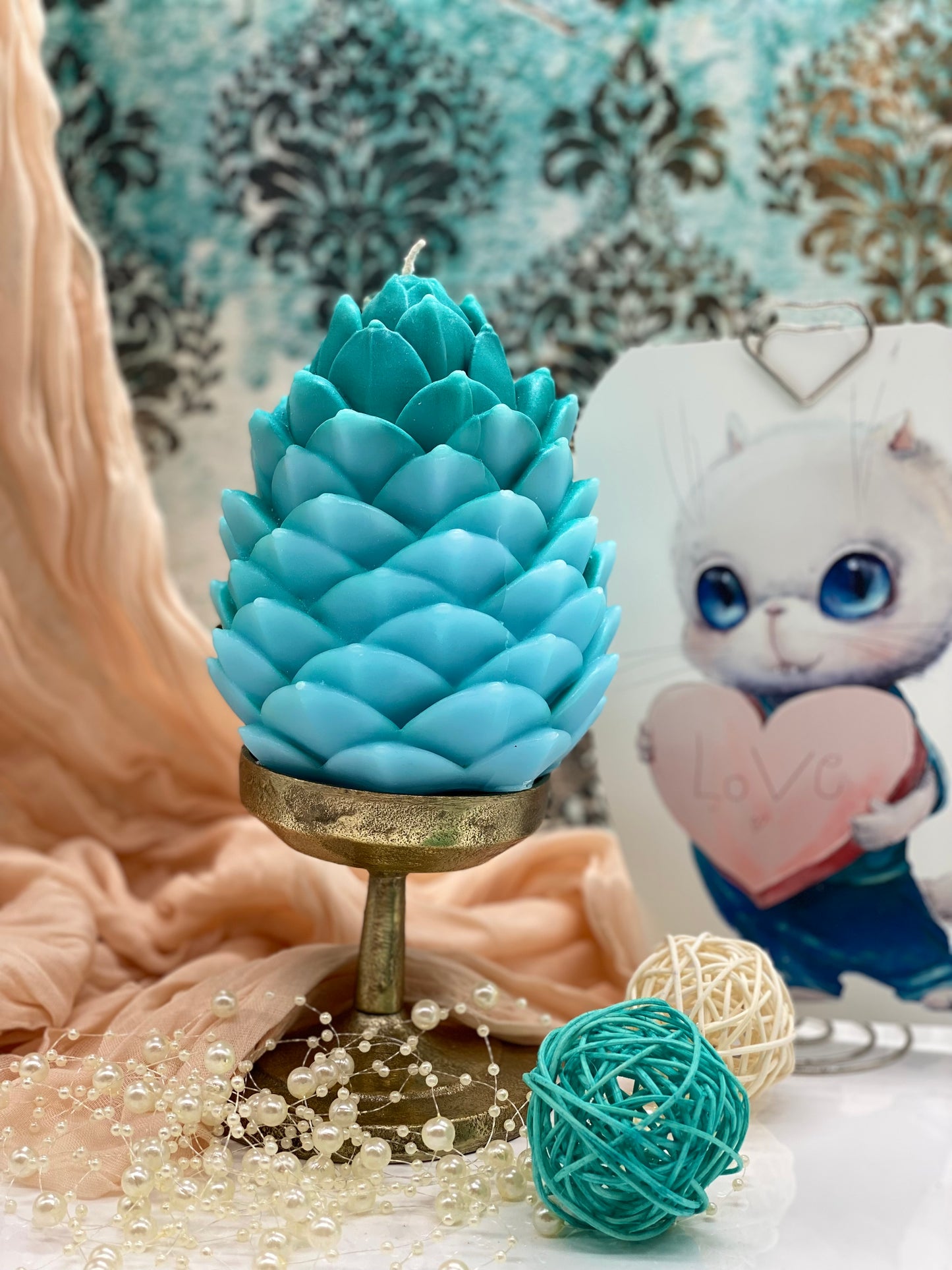 Candle, Winter, Winter collection, Giant Pinecone, Gift Box, Snowy Woodland Pinecone, Christmas, New Year Candles