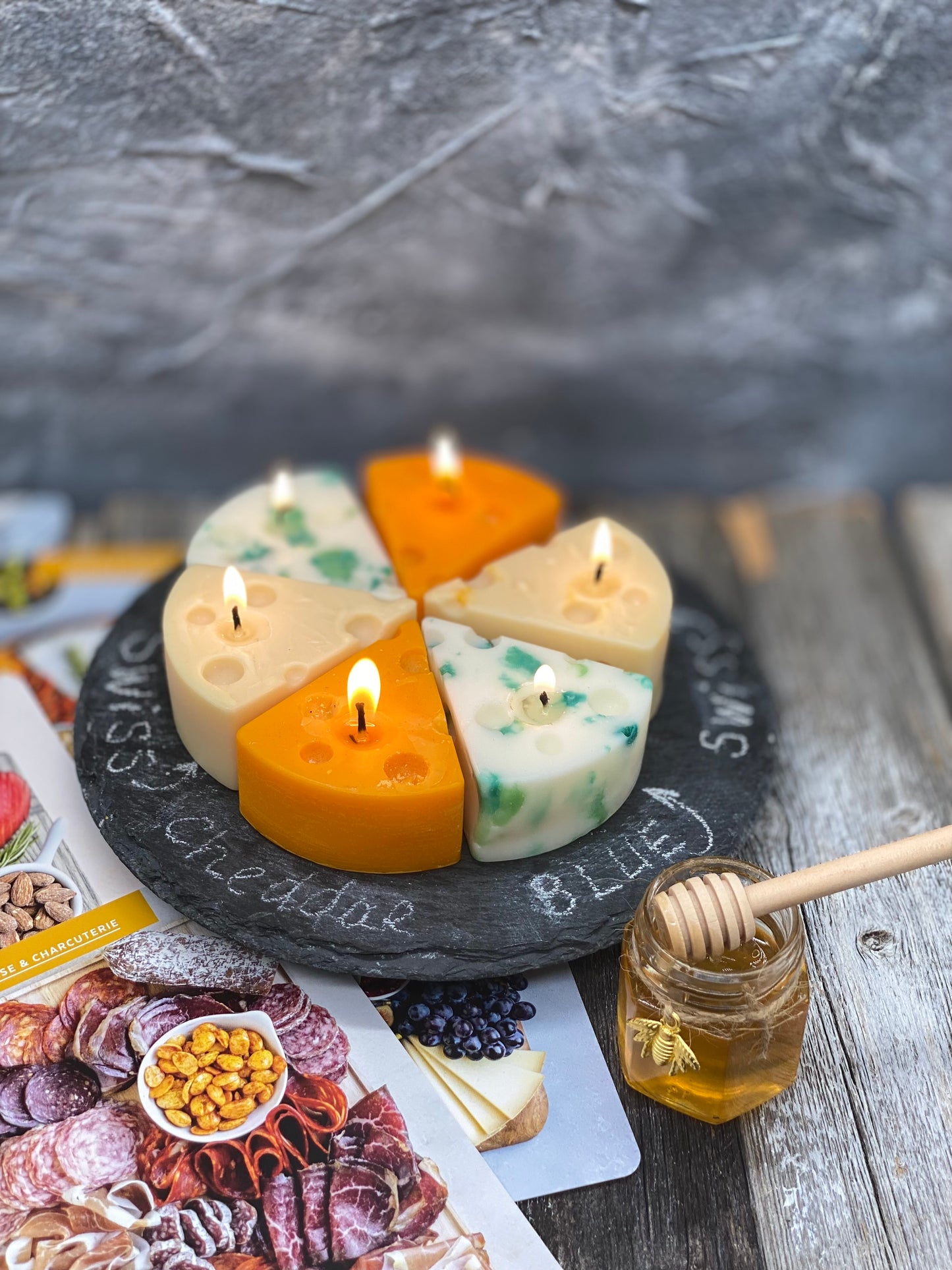 Candles Set, Cheese Plate, Cheese Lovers, Cheese Candles, Types of Cheese, Cheese Board