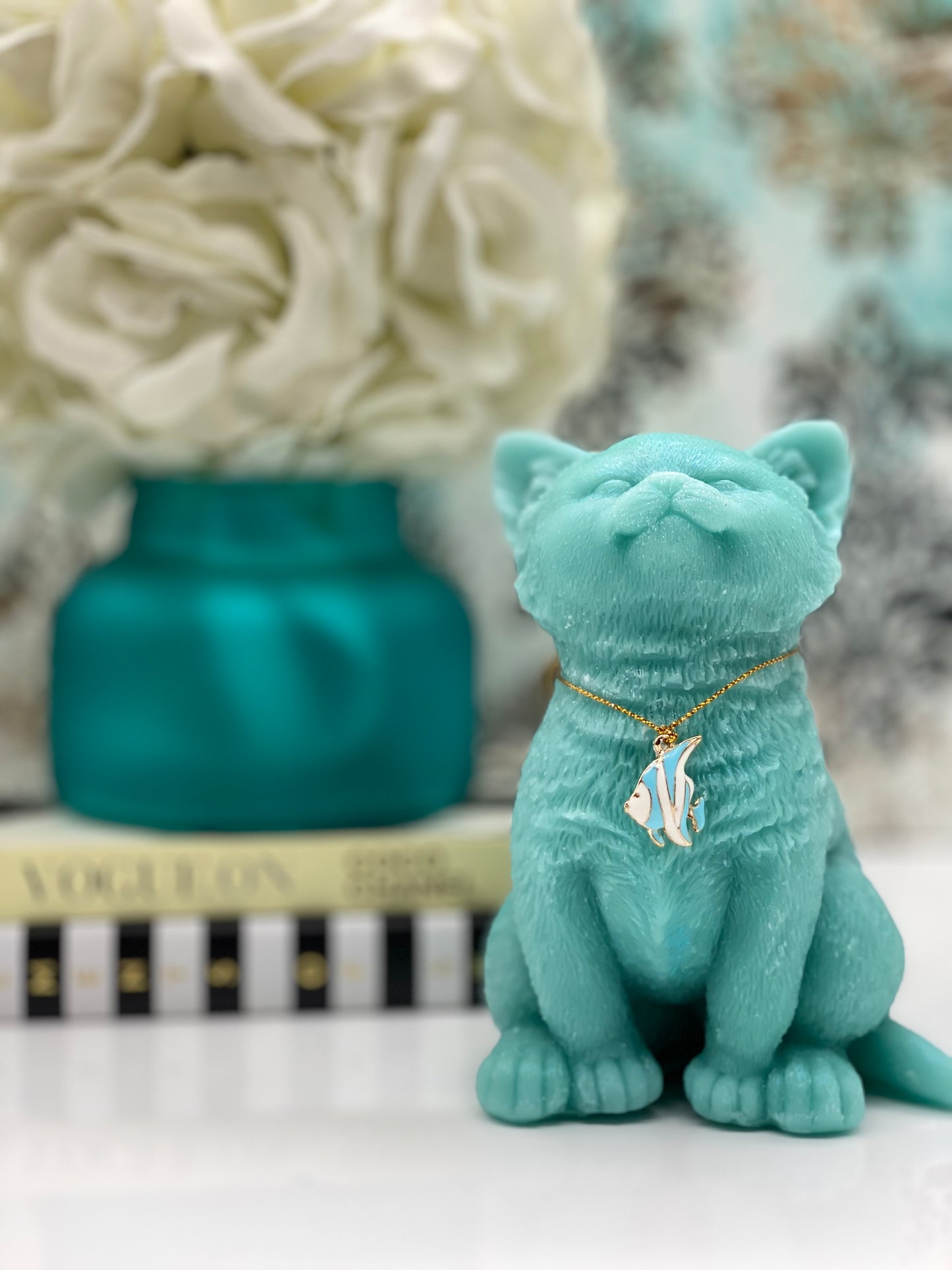 Candle Fashion Cat, Kittens, Designer, Cat Candle, Fashion Candle