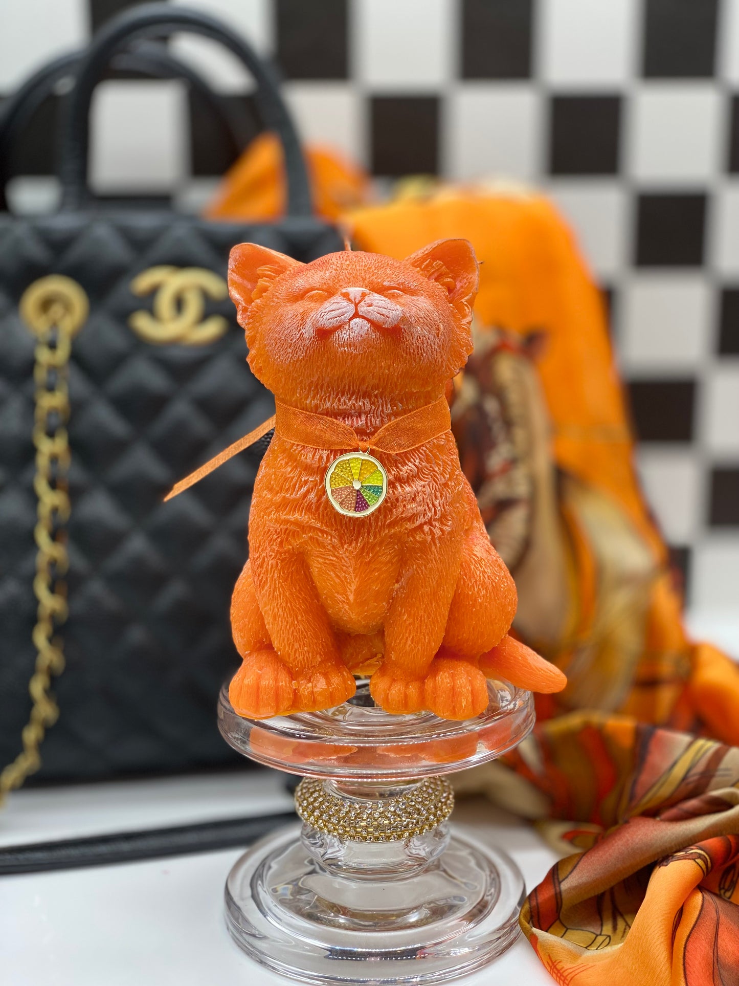 Candle Fashion Cat, Kittens, Designer, Cat Candle, Fashion Candle