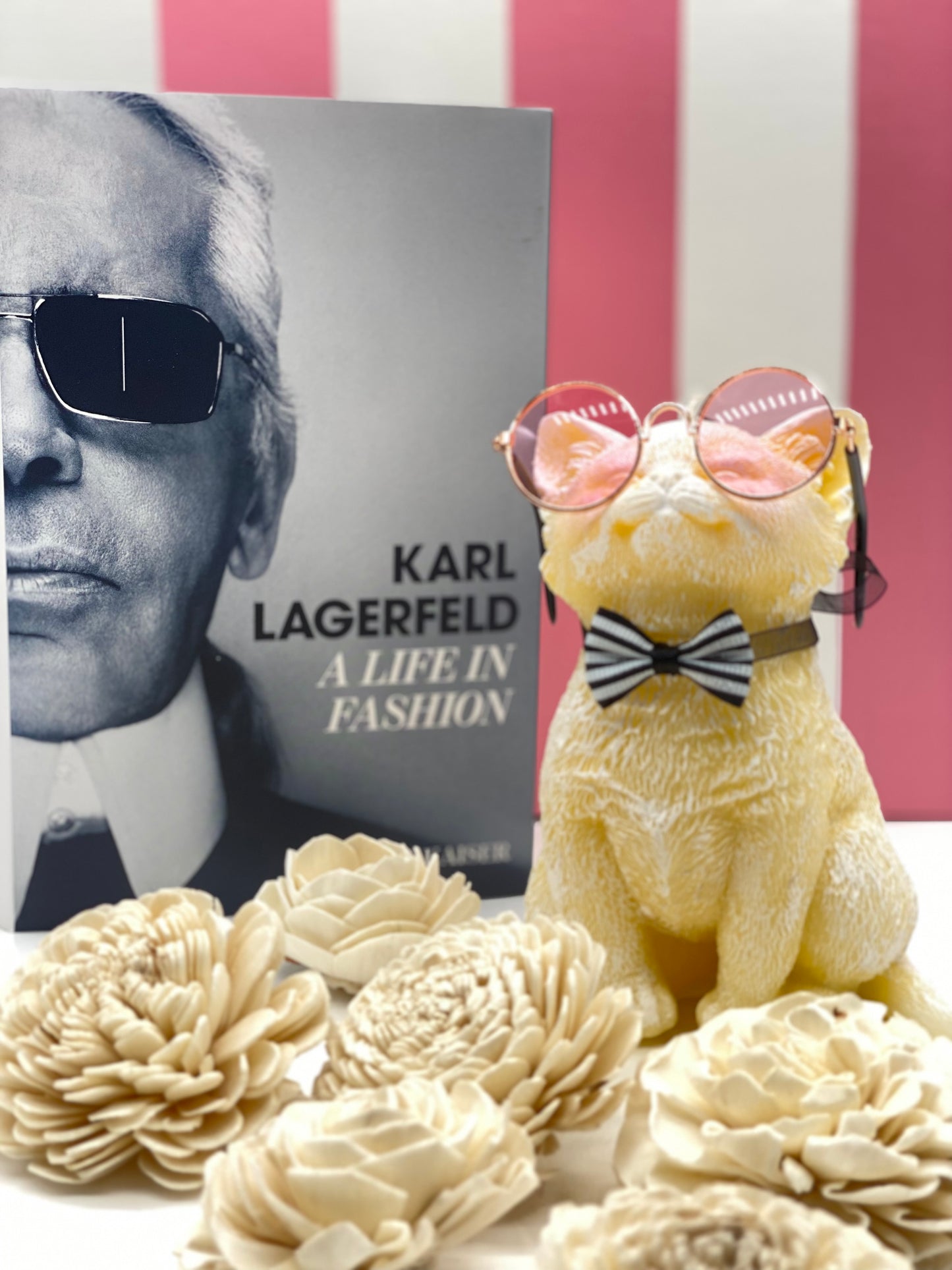 Candle Fashion Cat, Choupette, Designer, Karl Lagerfeld Cat Candle, Fashion Candle