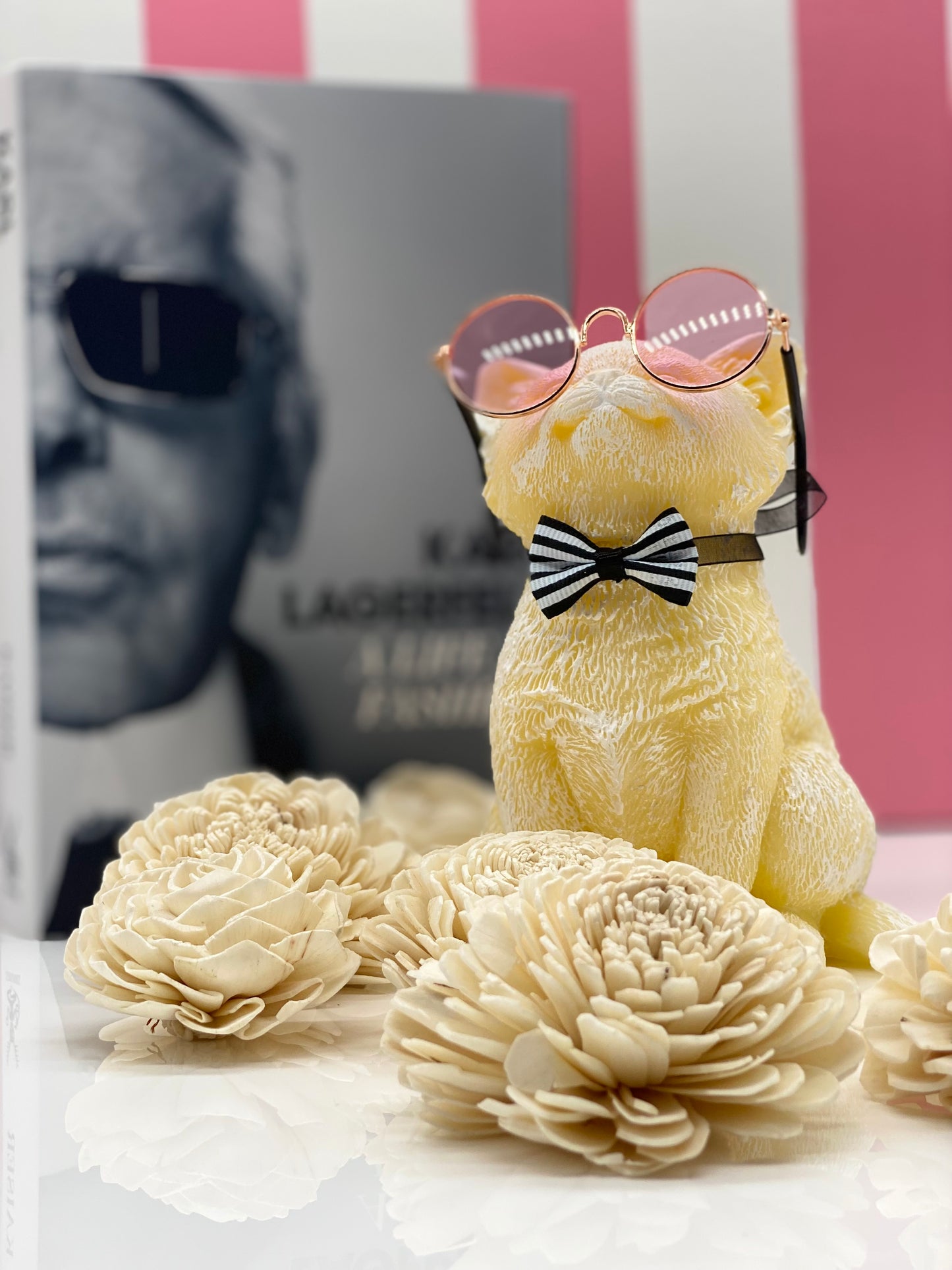 Candle Fashion Cat, Choupette, Designer, Karl Lagerfeld Cat Candle, Fashion Candle